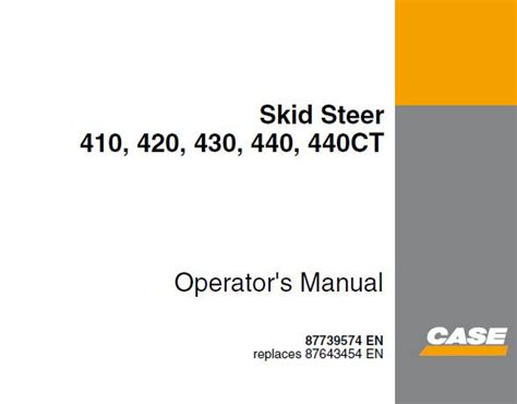 how to operate case skid steer|case skid steer operators manual.